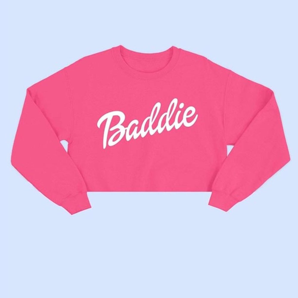 Baddie Crop Top Sweatshirt